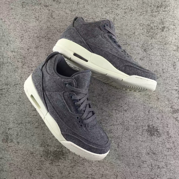 Authentic Air Jordan 3 Wool